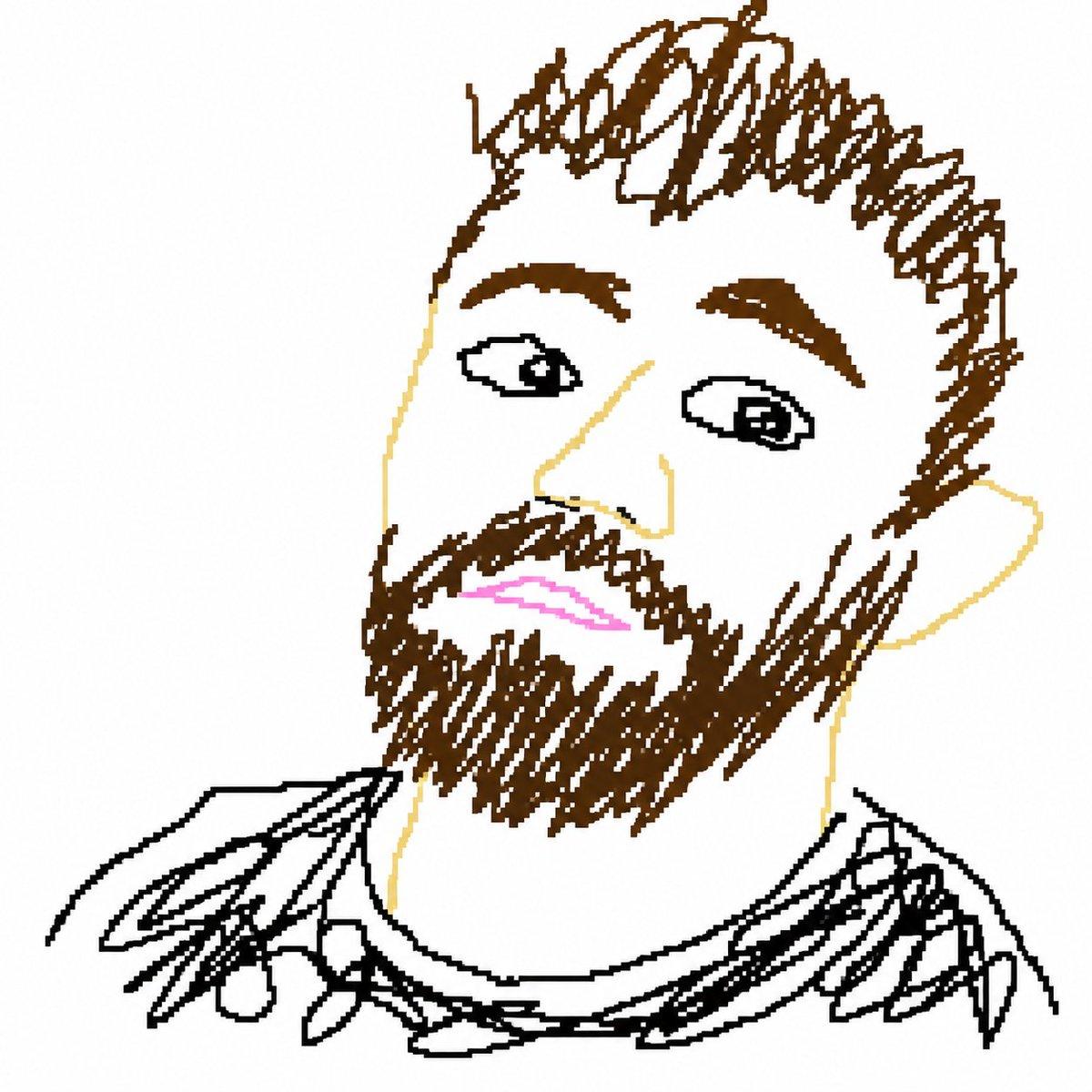 Bad MS Paint Redraw - AI image template preview
