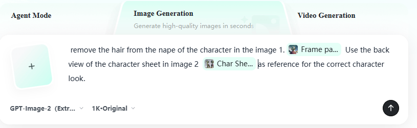 AI Artifact Removal Instruction - AI image template preview