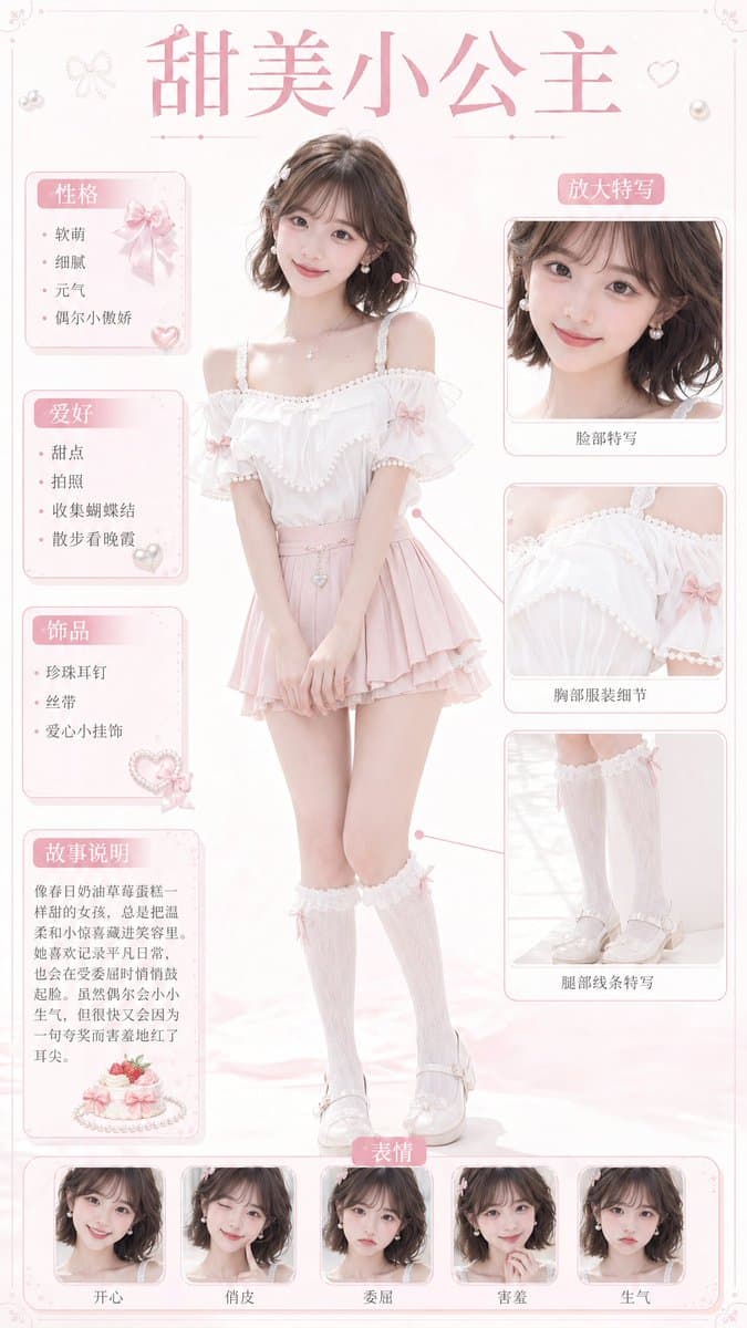 Sweet Princess Character Card preview