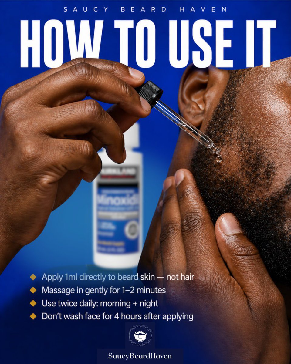 Beard Oil How-To Ad - AI image template preview
