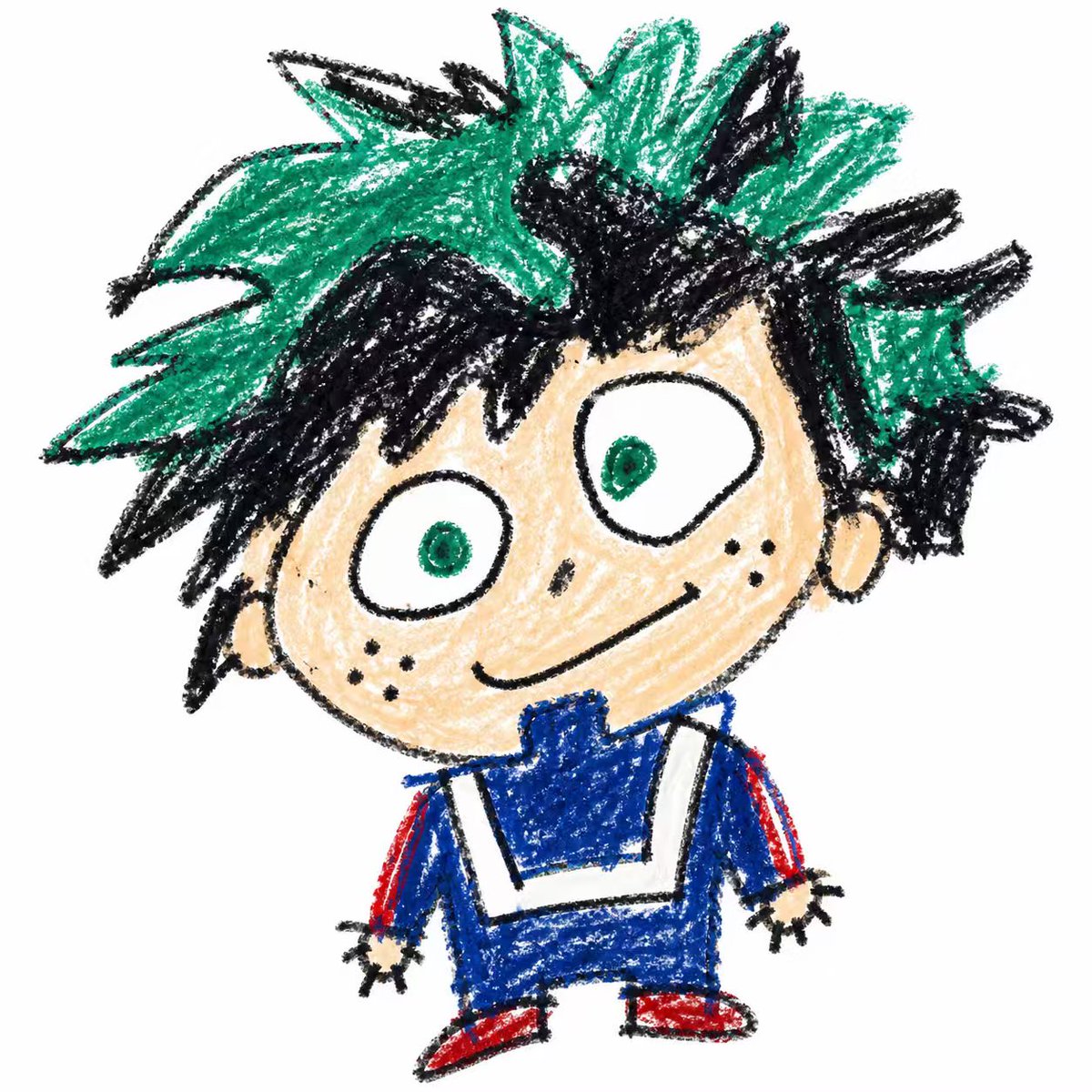 5-Year-Old Crayon Drawing Style - AI image template preview