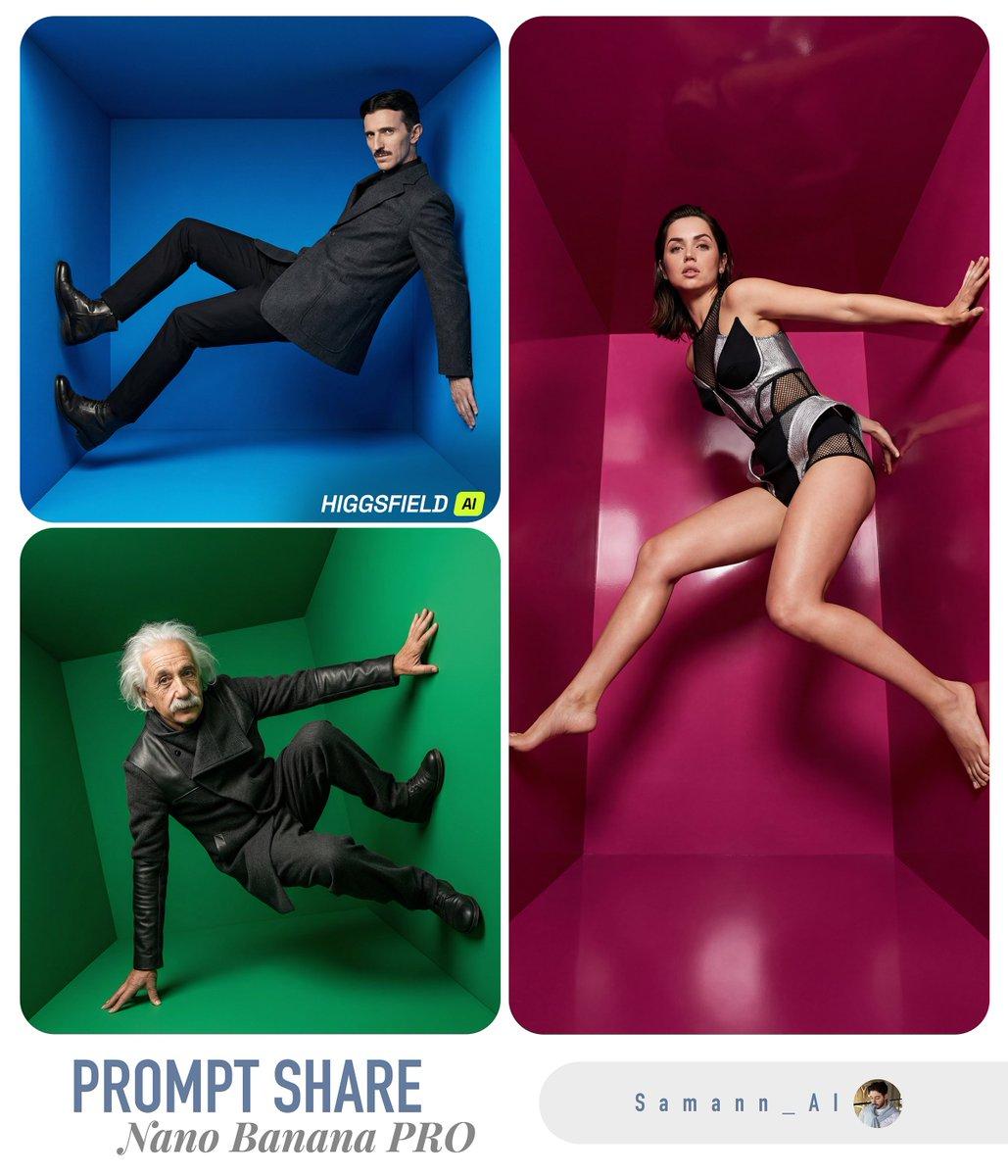 Fashion Editorial Color Box - AI image template preview