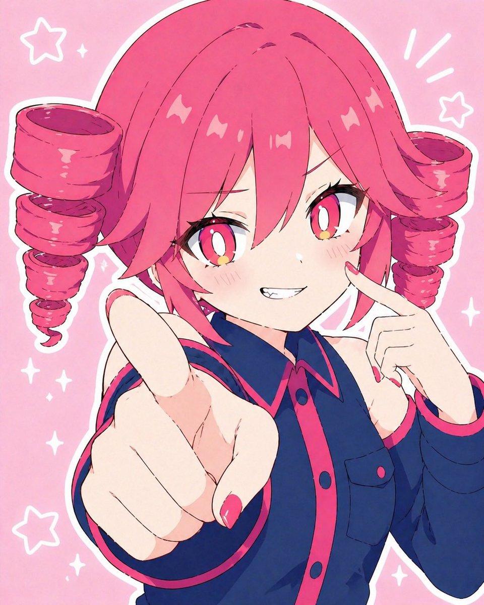 Kasane Teto Pop Idol Portrait - AI image template preview