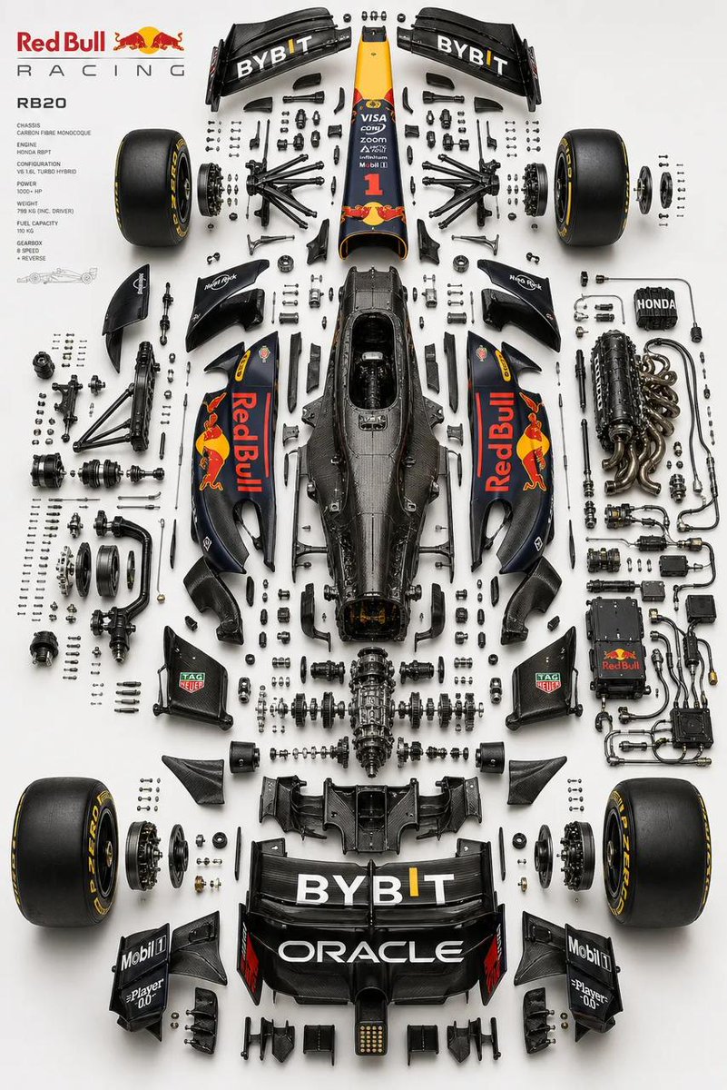 Luxury Automotive Exploded Diagram - AI image template preview