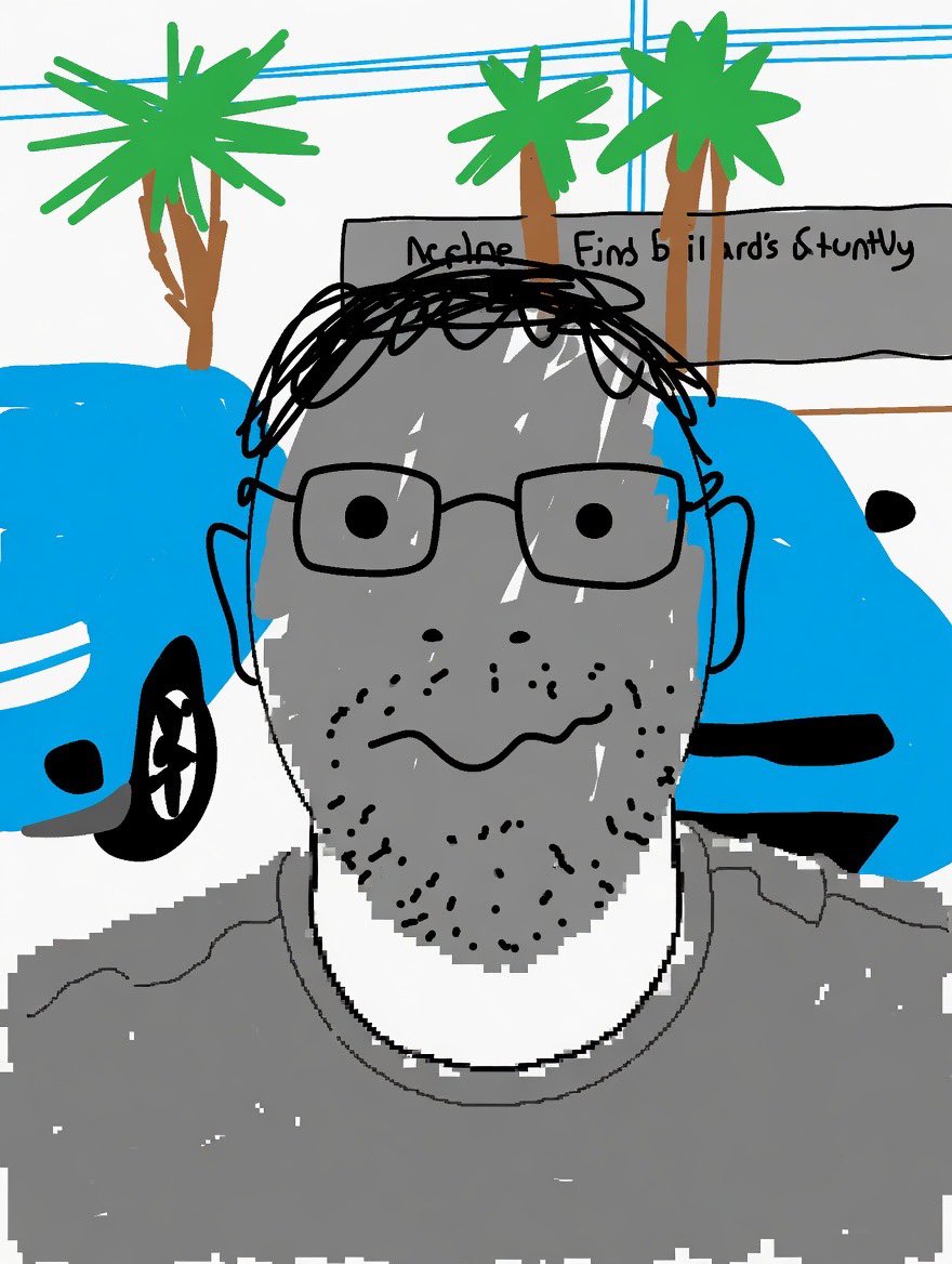 Clumsy MS Paint Style Redraw - AI image template preview