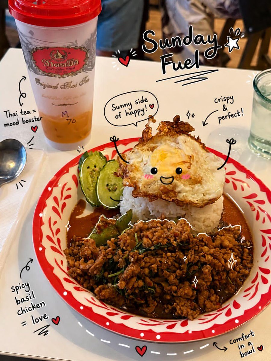 Kawaii Doodle Food Photography - AI image template preview