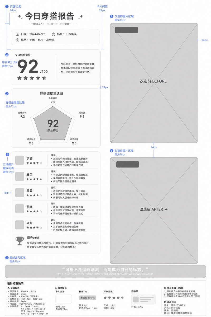 Low-Fidelity UI Design Prototype - AI image template preview