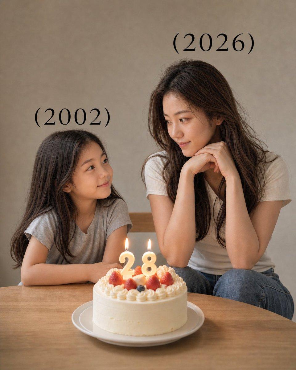 Time-Travel Birthday Reunion Portrait - AI image template preview