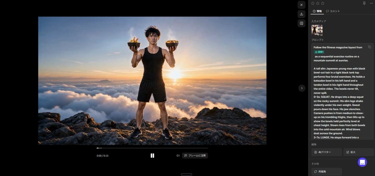 Fitness Magazine Page Motion Sheet - AI image template preview