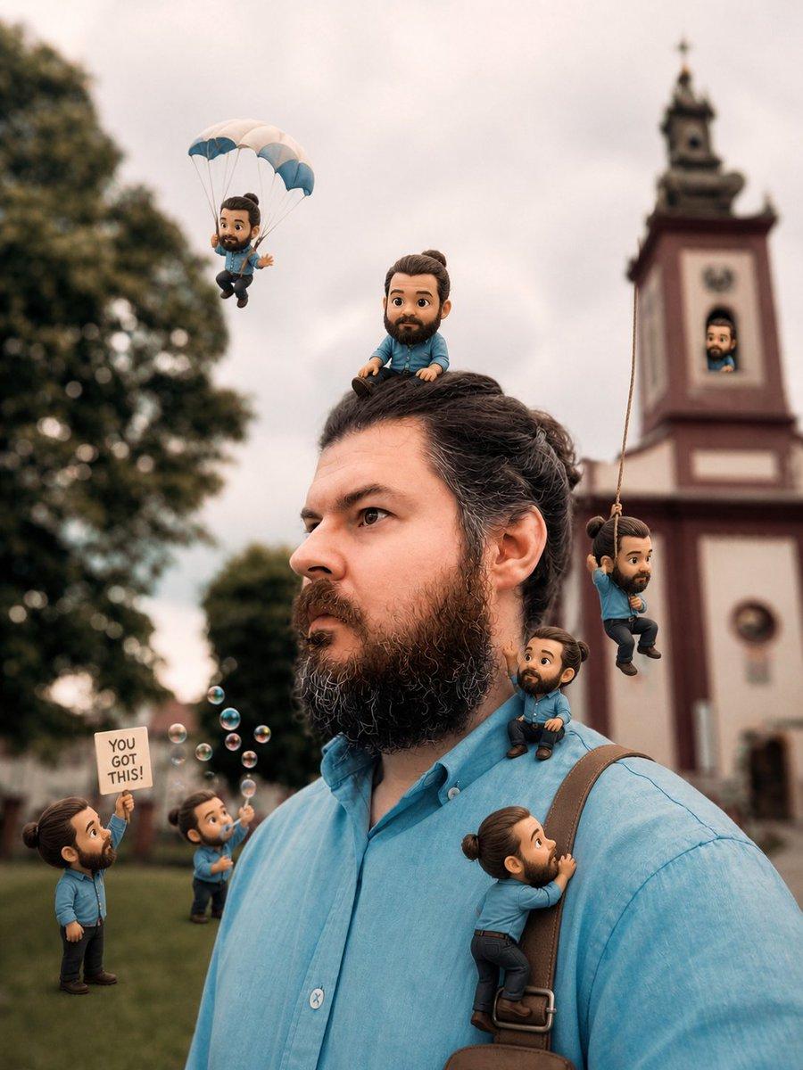 Miniature Clone Portrait - AI image template preview