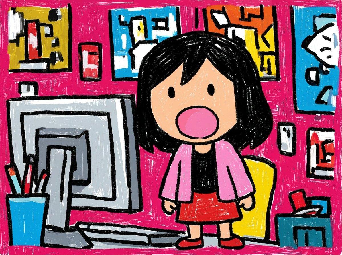 Crayon Cartoon Artist Studio - AI image template preview
