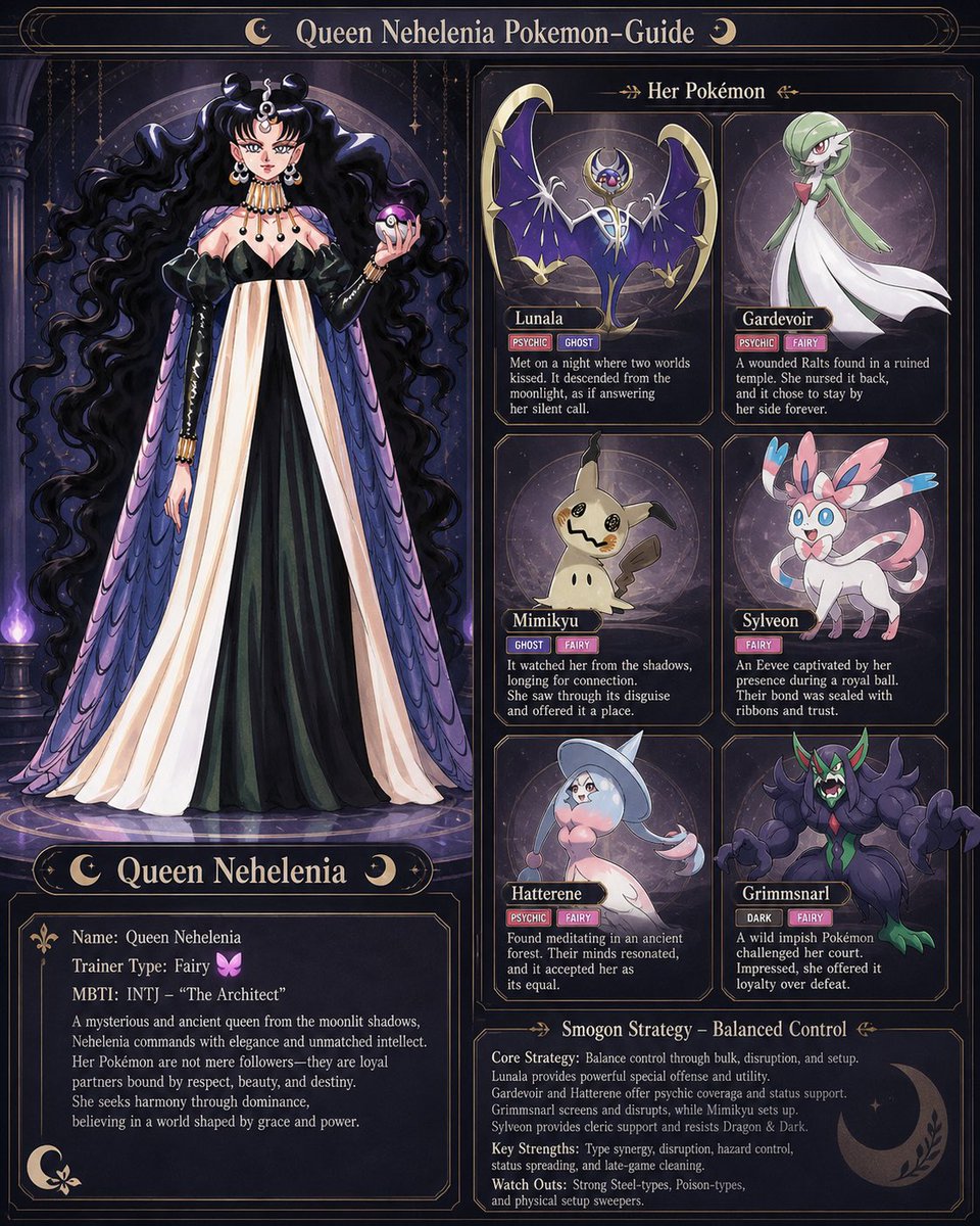 Pokémon and Sailor Moon Trainer Style - AI image template preview