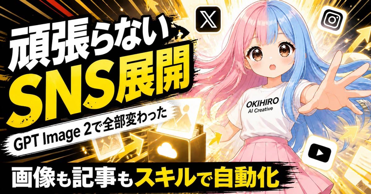 Japanese SNS Automation Thumbnail - AI image template preview