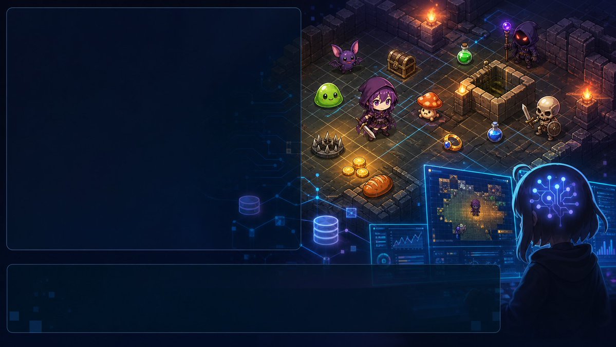 AI Fantasy Dungeon UI Header - AI image template preview
