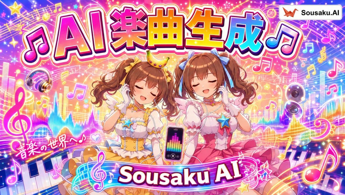 Magical Girl AI Music Thumbnail - AI image template preview