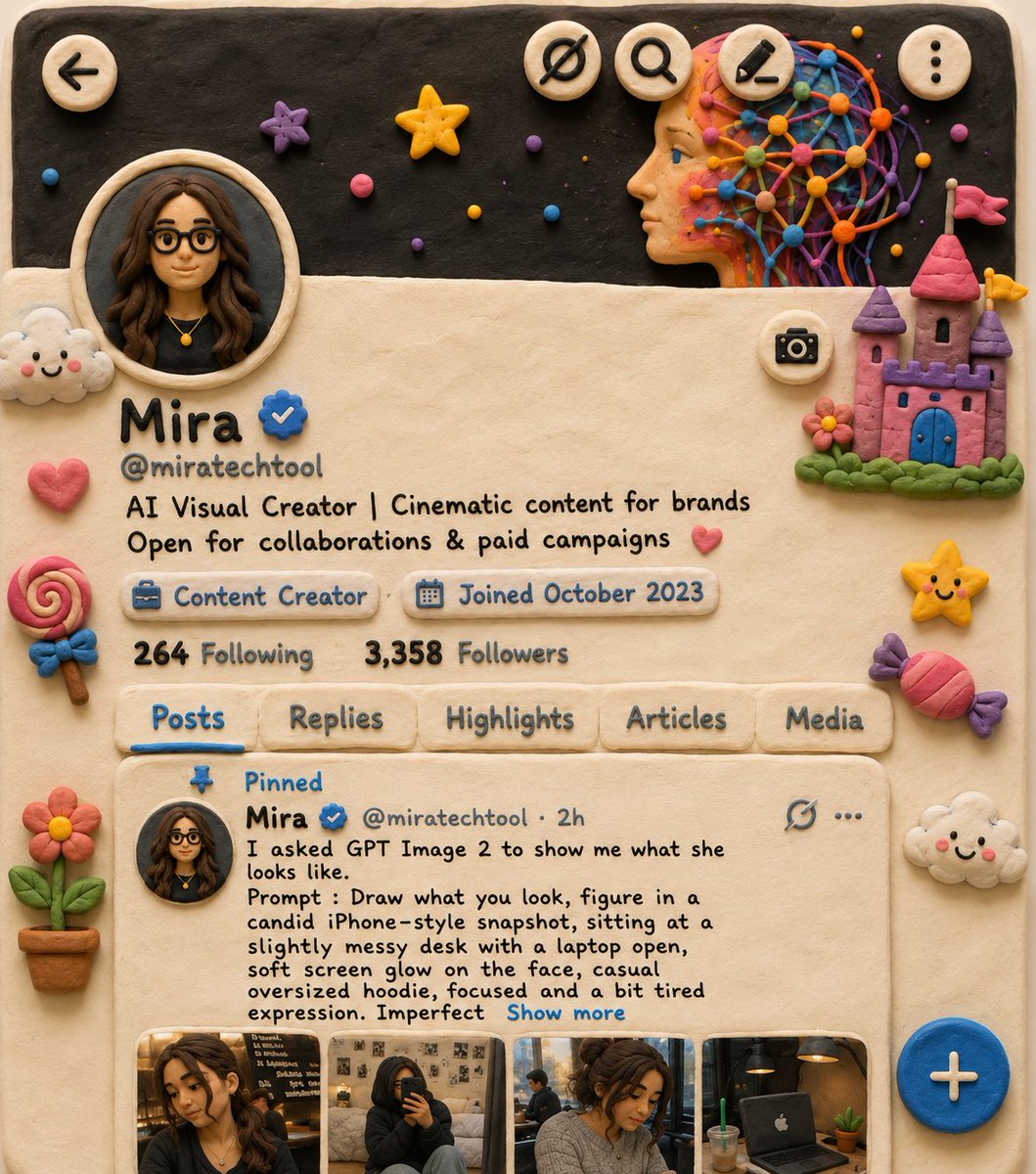 Claymation Style Scene Recreation - AI image template preview