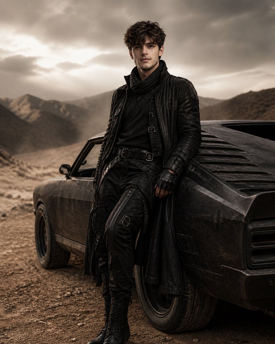 Luxury Desert Fashion Editorial - AI image template preview