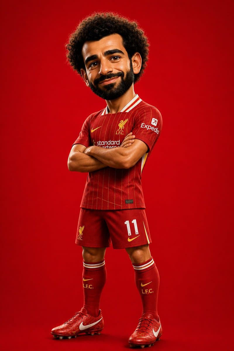 Pixar Style Soccer Player Character - AI image template preview