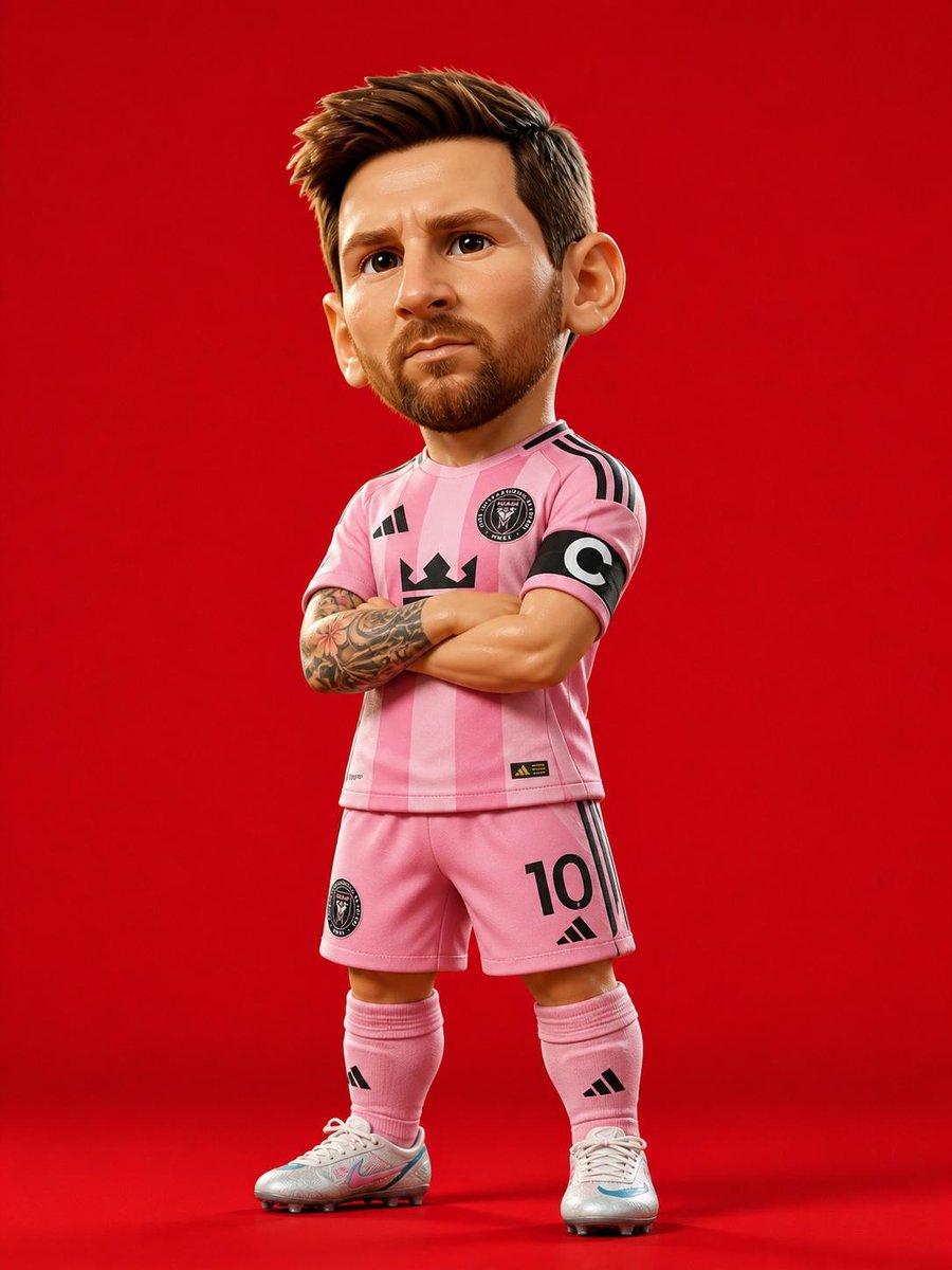 Cristiano Ronaldo 3D Toy Caricature - AI image template preview