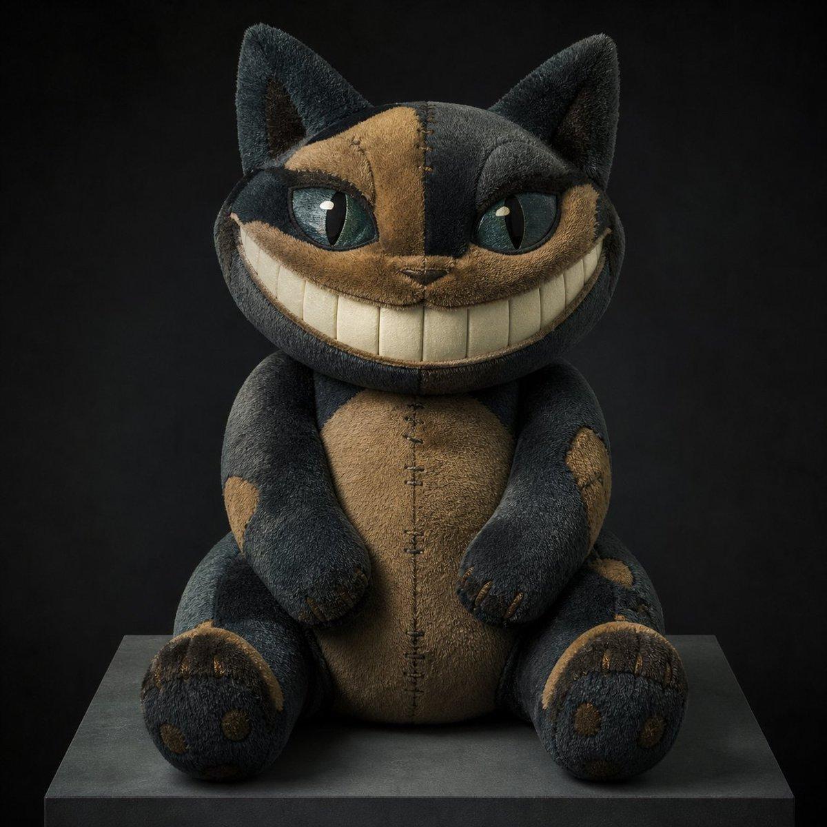 Cheshire Cat Plush Toy Photo - AI image template preview