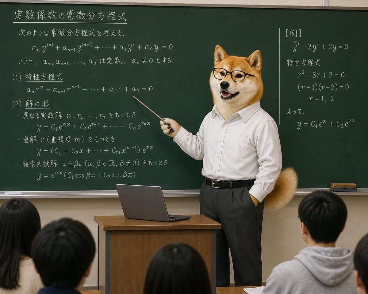 Censored Shiba Inu Math Teacher - AI image template preview