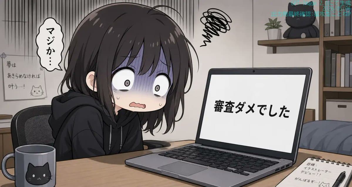 Anime Creator Rejection Scene - AI image template preview