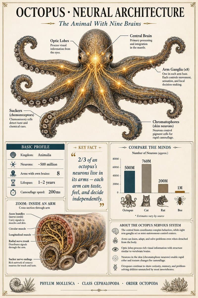 Scientific Encyclopedia Infographic Prompt - AI image template preview
