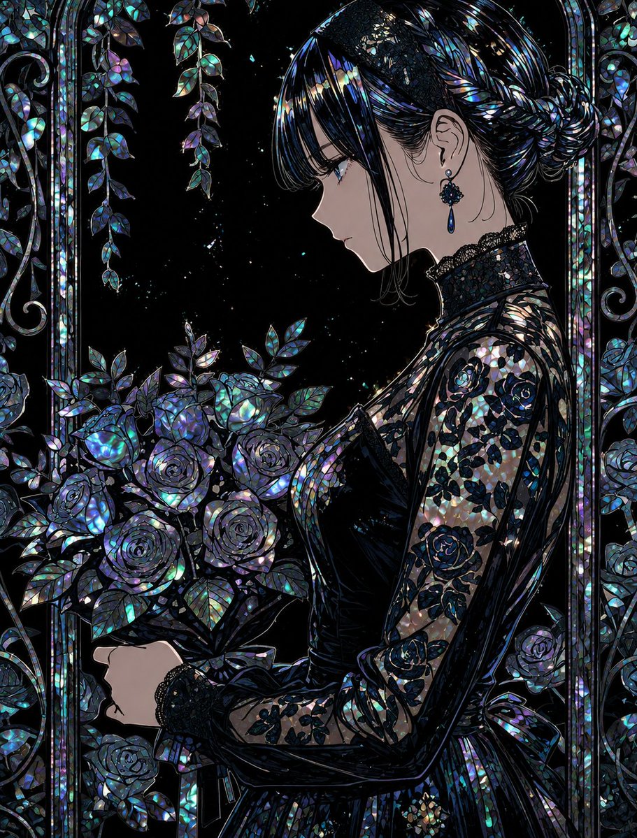 Raden Lacquerware Style Transformation - AI image template preview