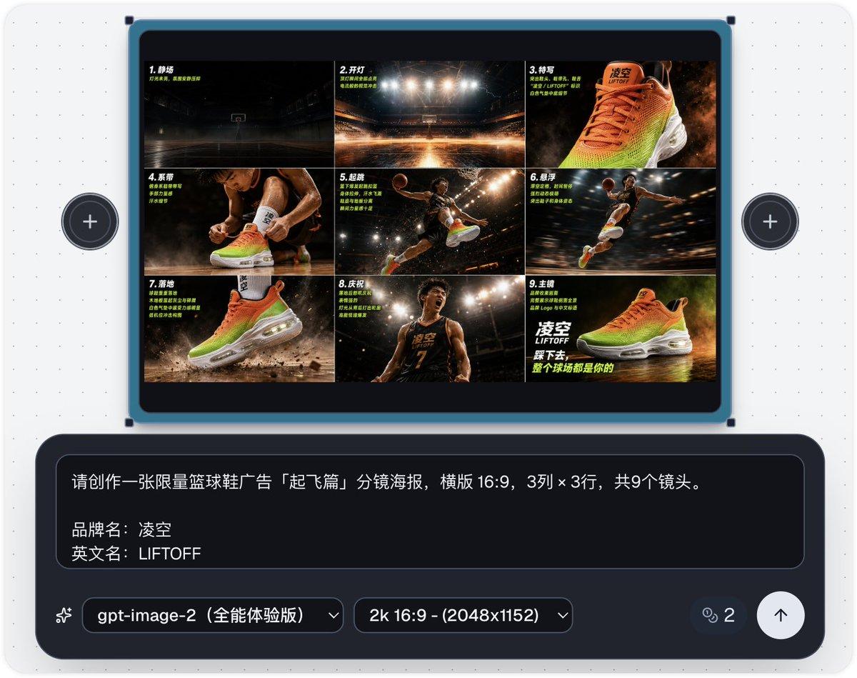 Basketball Shoe Storyboard Advertisement - AI image template preview