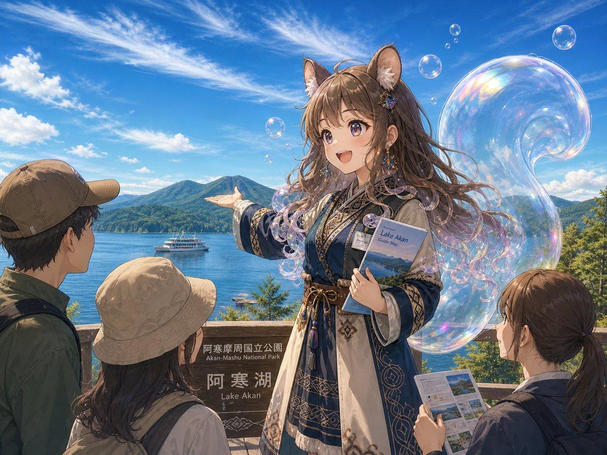 Lake Akan Squirrel Guide - AI image template preview