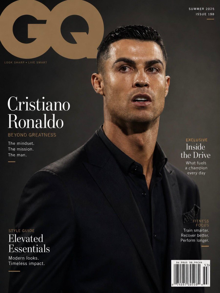 Luxury Magazine Cover Identity Portrait - AI image template preview