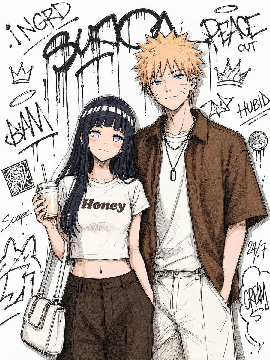 Tokyo Street Fashion Anime Art - AI image template preview
