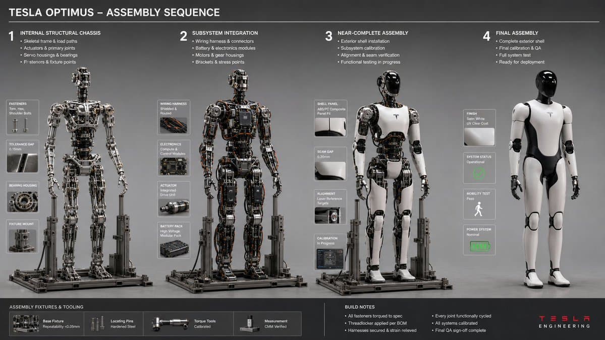 Engineering Assembly Documentation Layout - AI image template preview