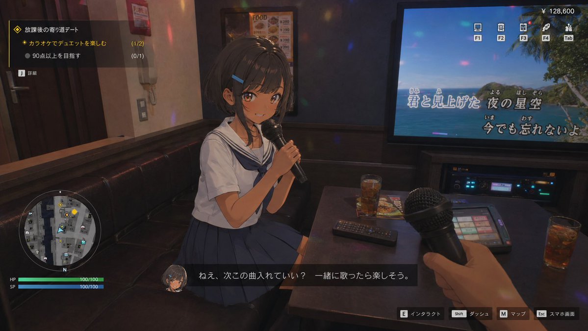 3D Anime RPG Gameplay Screen - AI image template preview