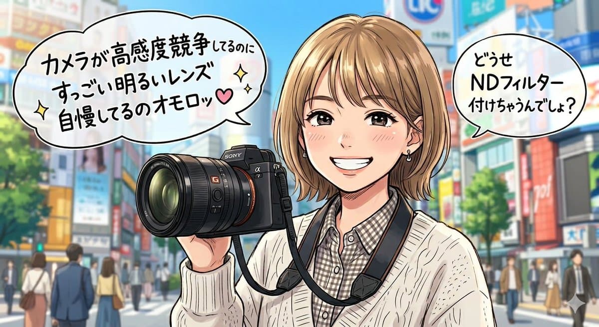 Sarcastic Anime Camera Girl - AI image template preview