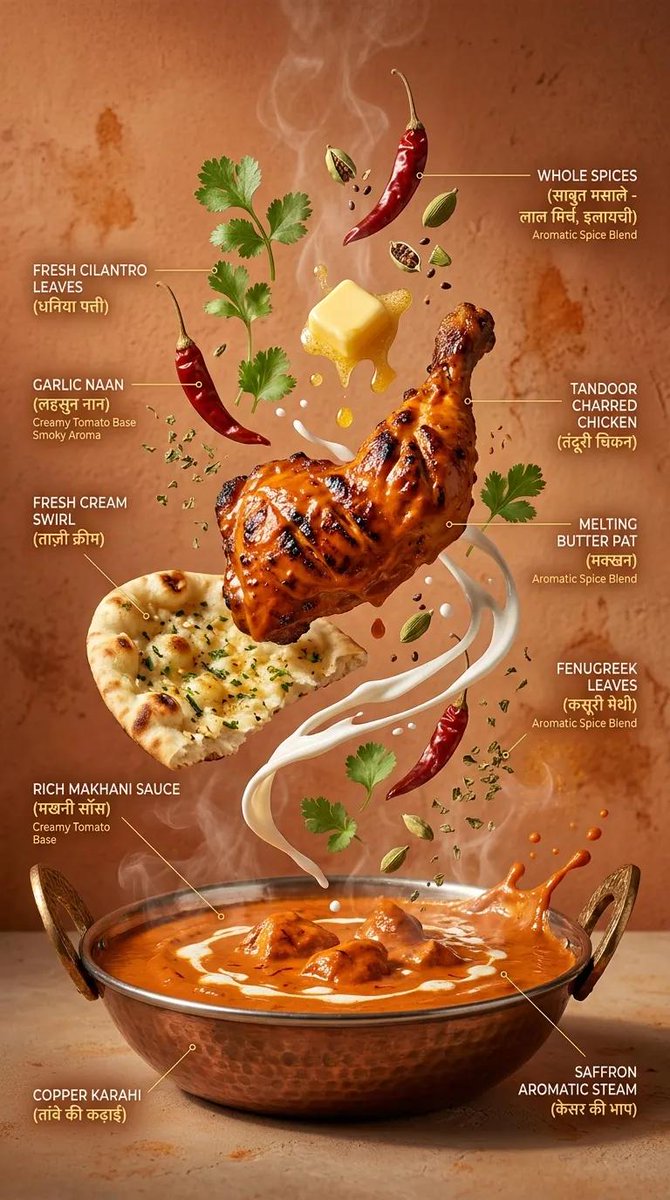 Cinematic Exploding Ramen Infographic - AI image template preview