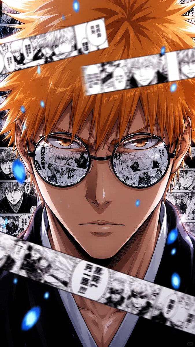 Bleach Style High-Impact Manga Poster - AI image template preview