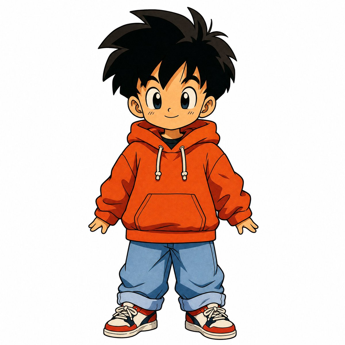 90s Japanese Retro Anime Style - AI image template preview