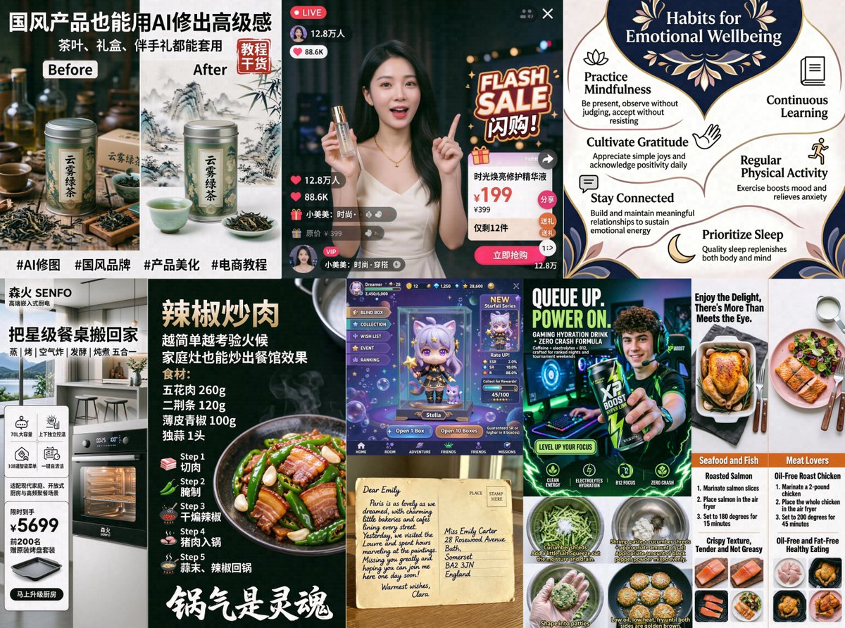 AI Ad and Infographic Capability Collage - AI image template preview