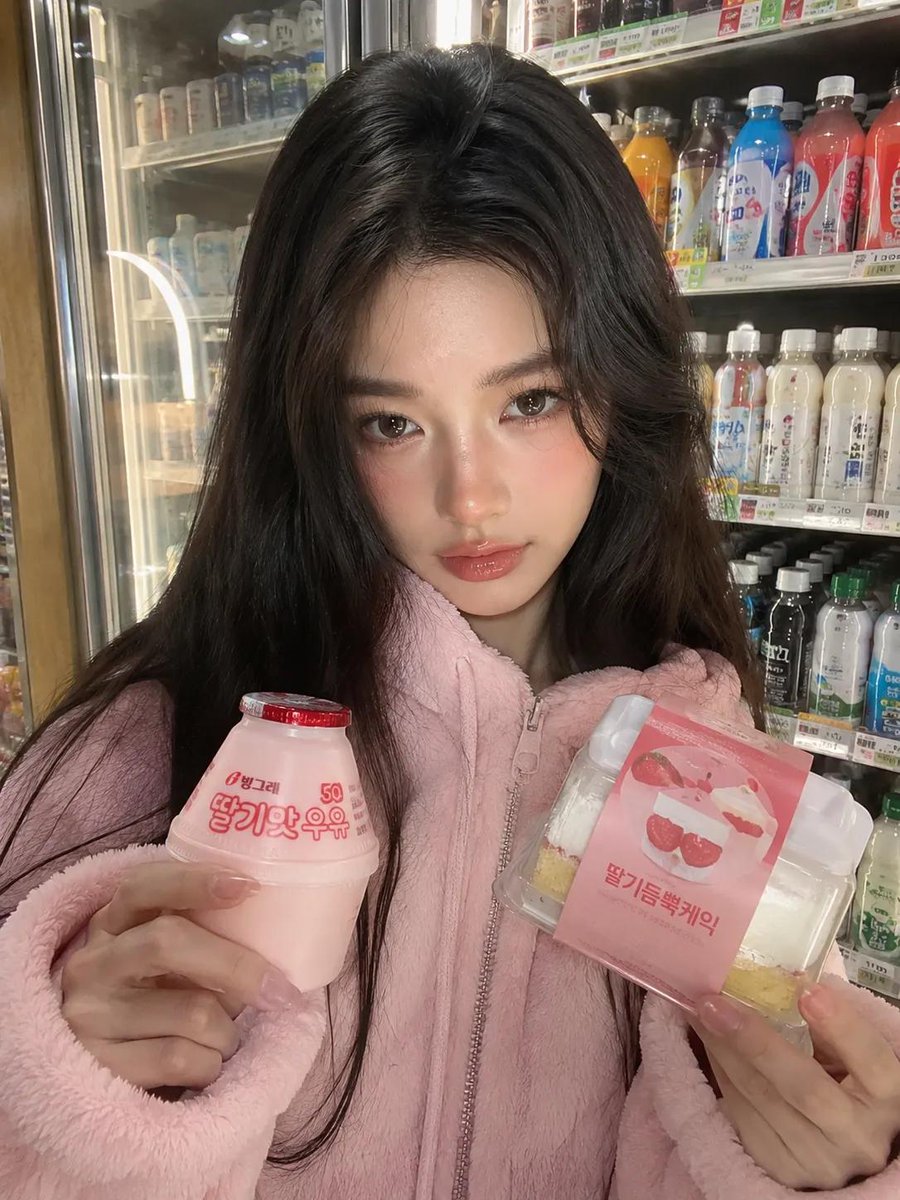 Korean Convenience Store Portrait - AI image template preview