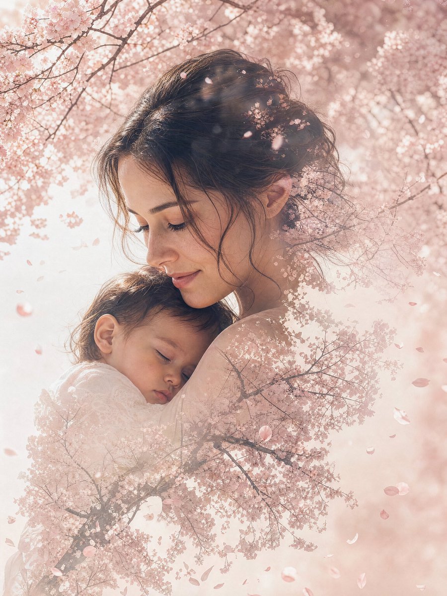 Double Exposure Nature Portrait - AI image template preview