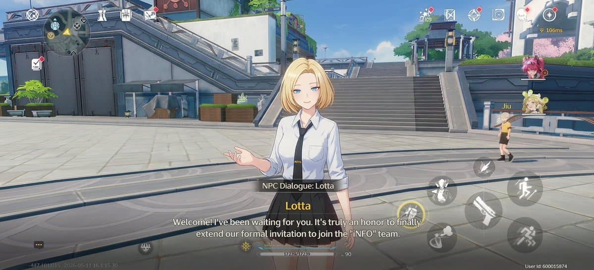 Anime RPG Dialogue Screenshot - AI image template preview