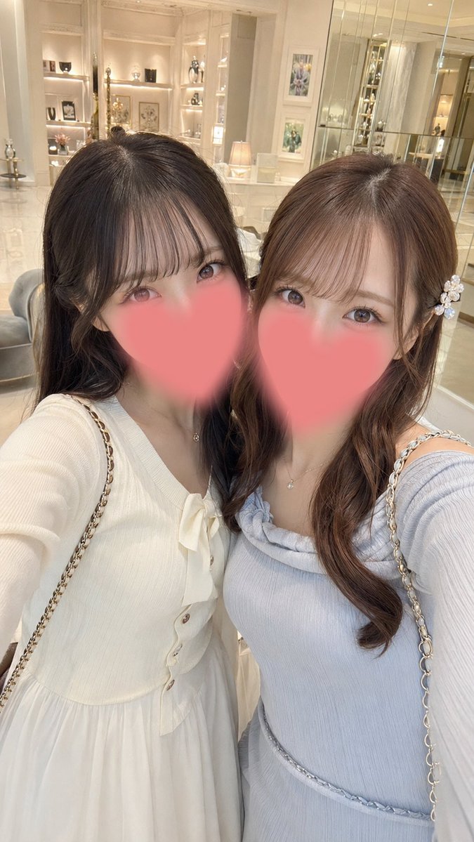 Luxury Boutique Two-Woman Selfie - AI image template preview