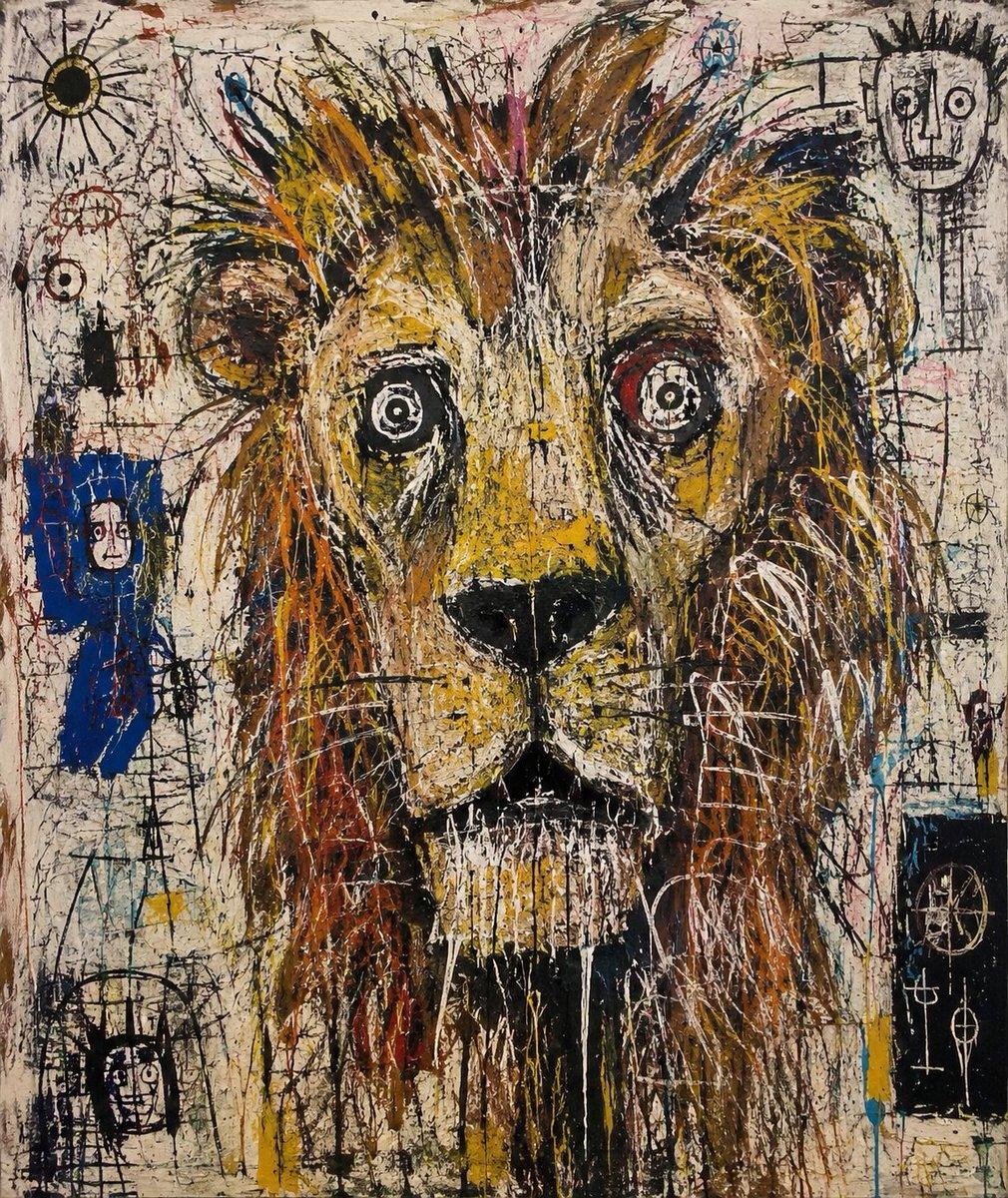 Gaunt Neo-Expressionist Lion preview