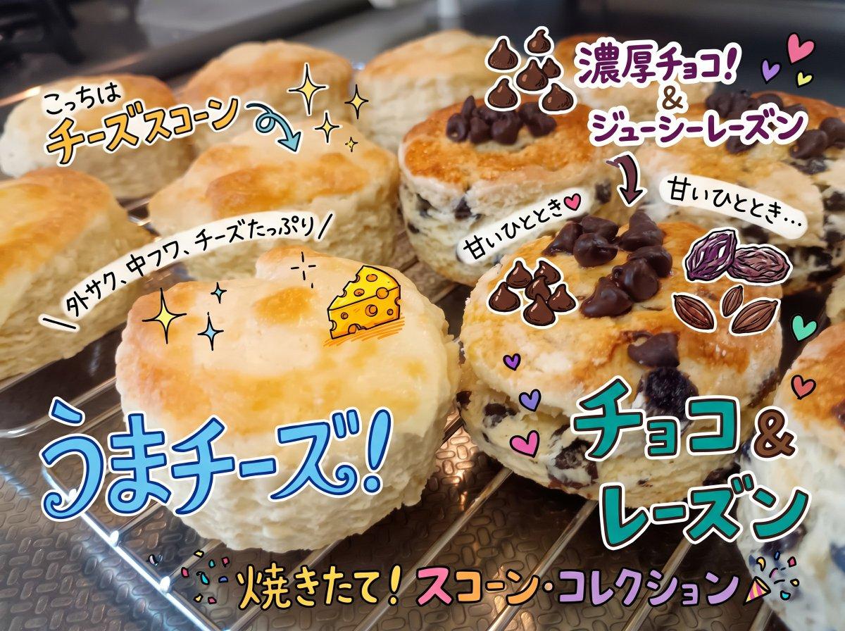 Colorful Annotated Scone Photo - AI image template preview