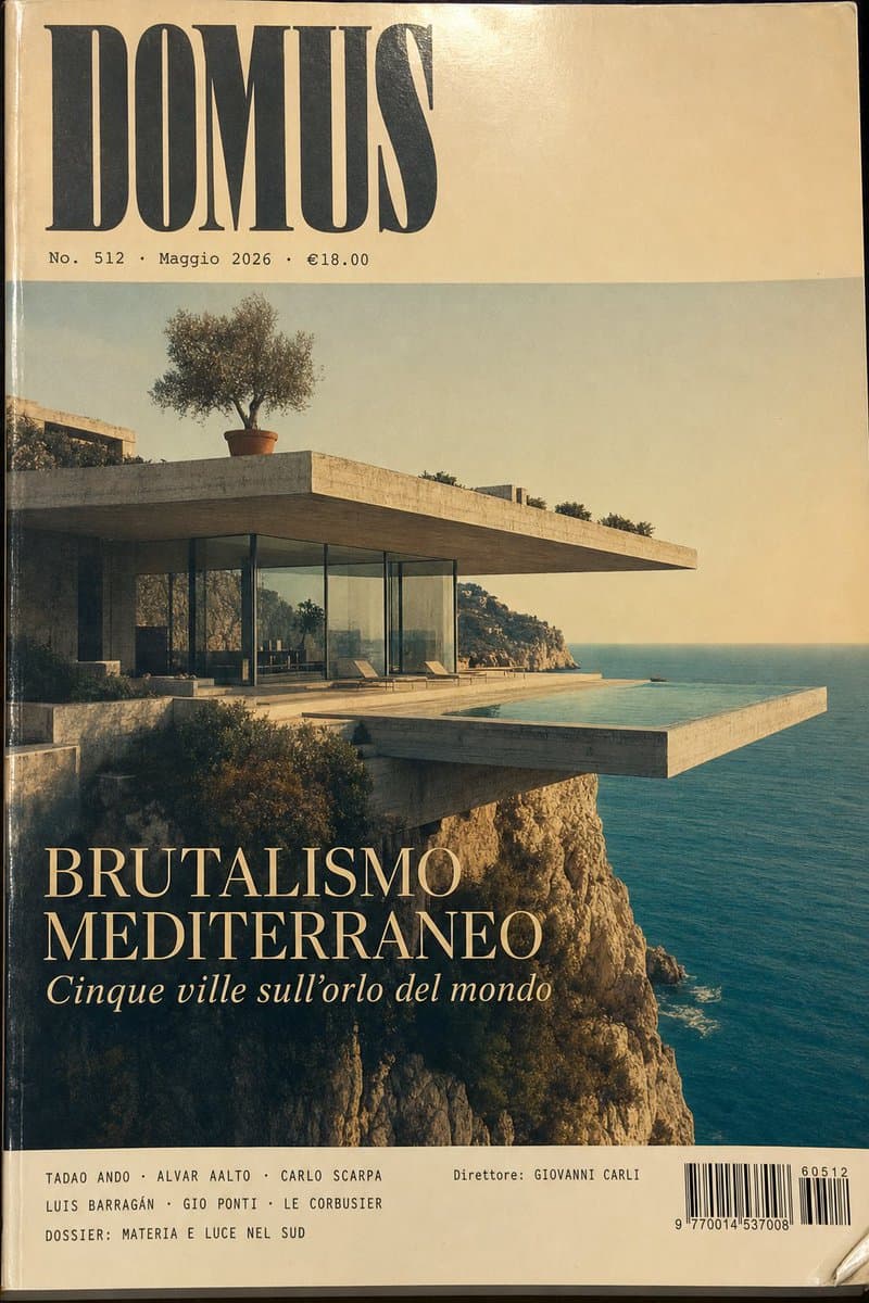 1970s Architecture Magazine Cover - AI image template preview