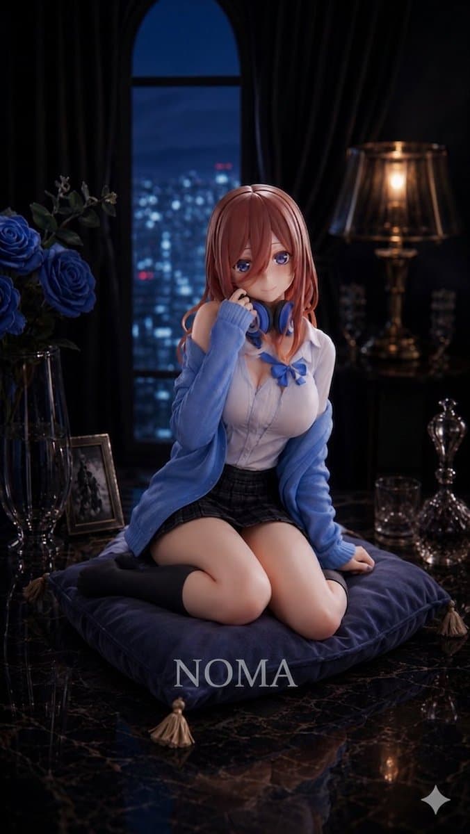 Anime Prize Figure Photography - AI image template preview