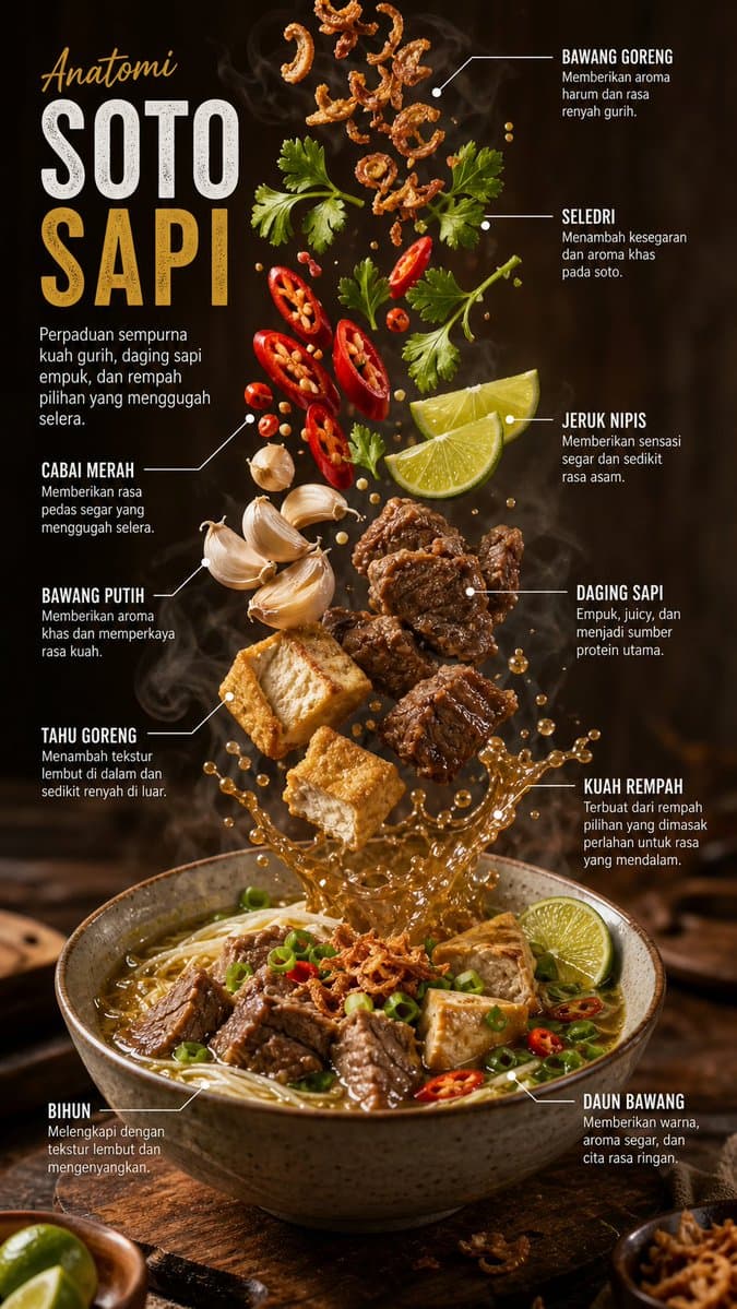 Editorial Food Infographic Poster - AI image template preview
