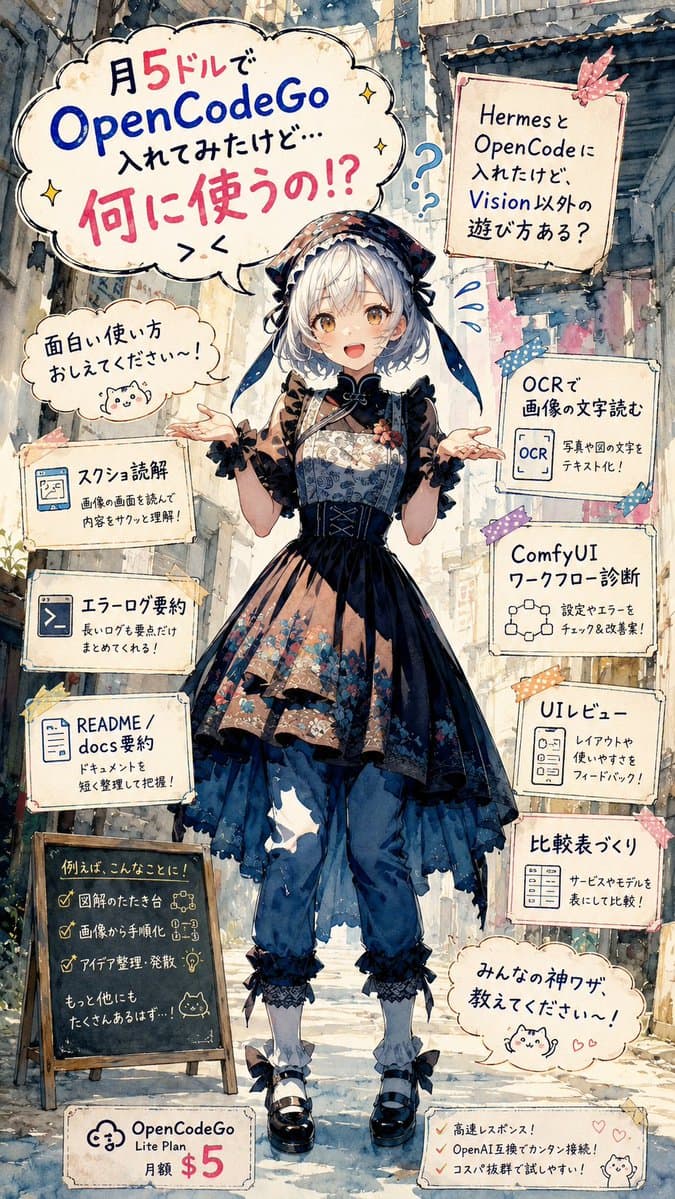 Anime OpenCodeGo Use-Case Poster - AI image template preview