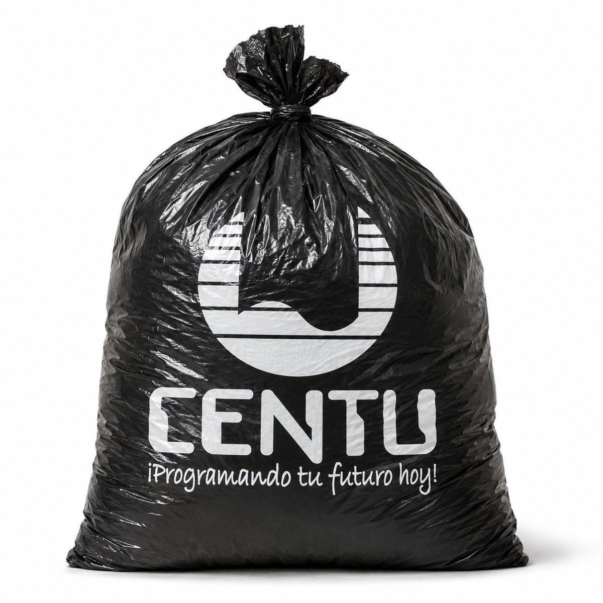 Custom Branded Black Plastic Bag preview